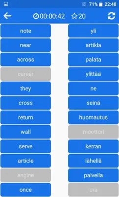 Finnish - English  Dictionary & Education android App screenshot 2