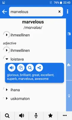 Finnish - English  Dictionary & Education android App screenshot 6